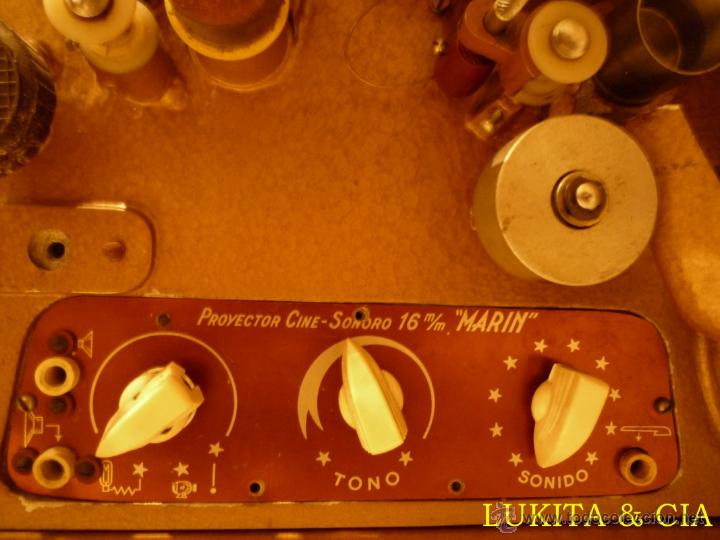 Antig&uuml;edades: ANTIGUO PROYECTOR DE CINE Y ALTAVOZ MAR&Iacute;N 16 MM - Foto 31