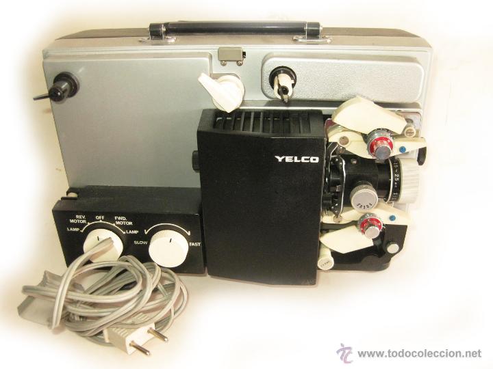 Antig&uuml;edades: PROYECTOR DE PELICULAS DE 8MM YELCO SR-8 - FUNCIONANDO - Foto 1