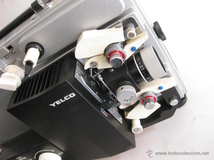 Antig&uuml;edades: PROYECTOR DE PELICULAS DE 8MM YELCO SR-8 - FUNCIONANDO - Foto 3