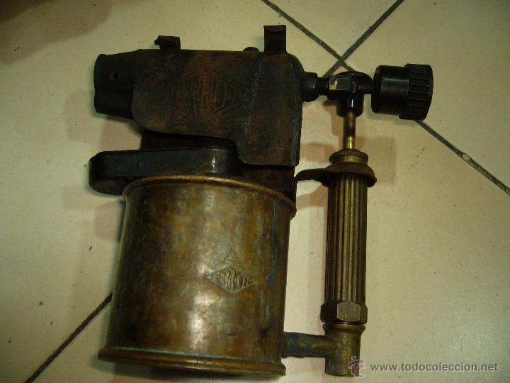Antig&uuml;edades: antiguo soplete serrot - Foto 7