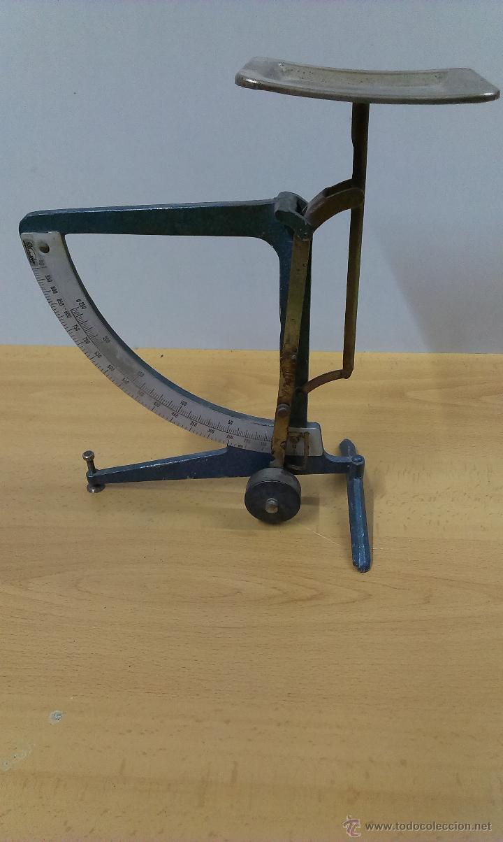 Antig&uuml;edades: BASCULA PARA CARTAS MARCA LANCASTER - Foto 2