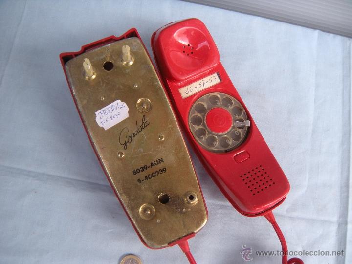 Tel&eacute;fonos: TEL&Eacute;FONO MURAL MODELO G&Oacute;NDOLA. TELEF&Oacute;NICA. RETRO. - Foto 5