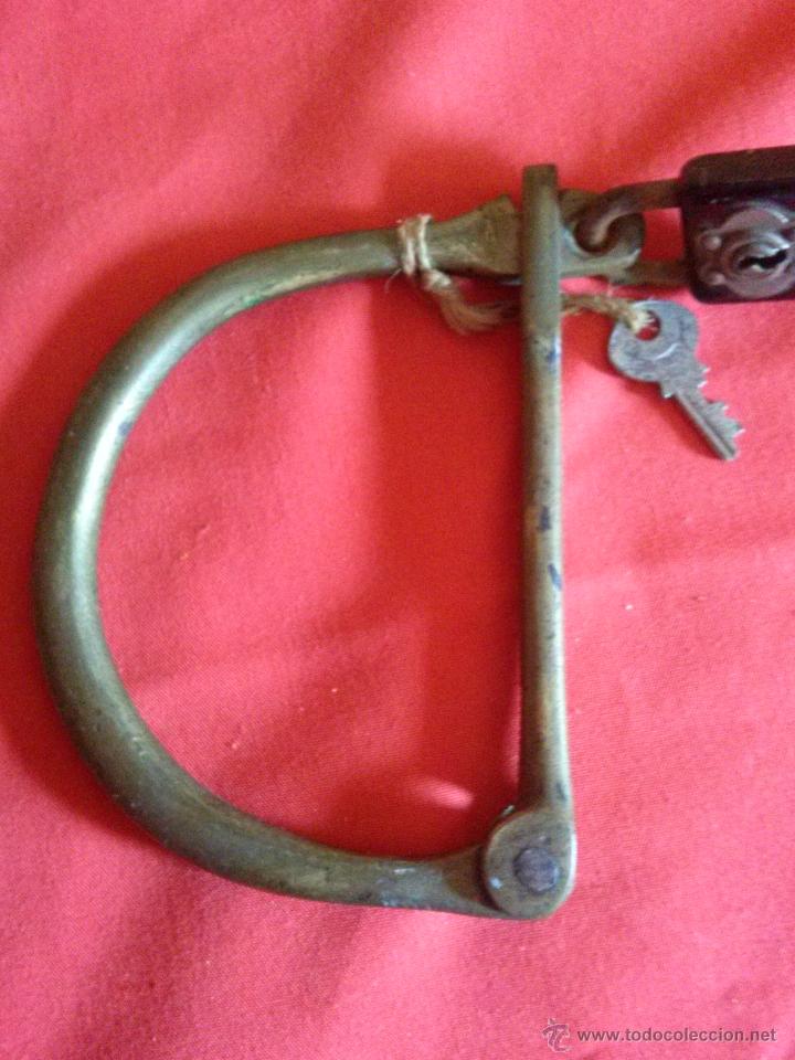 Antig&uuml;edades: ANTIGUO CANDADO DE METAL - Foto 3