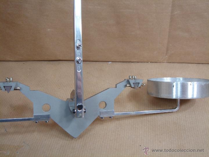 Antig&uuml;edades: ACCESORIO BALANZA DE PRECISION - BRAZO CENTRAL 30 CMS - ALUMINIO CON CONTRAPESOS - BASCULA - Foto 9