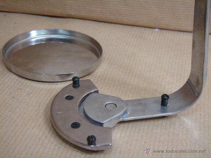 Antig&uuml;edades: ACCESORIO BALANZA DE PRECISION - MONO-BRAZO CON 1 PLATO - 20 CMS - BASCULA - Foto 5