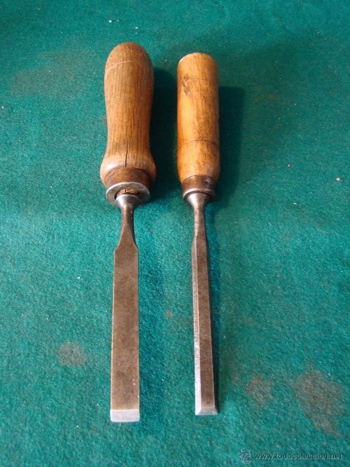 Antig&uuml;edades: ANTIGUO FORMON DE CARPINTERO. LOTE DOS UNIDADES.. - Foto 2