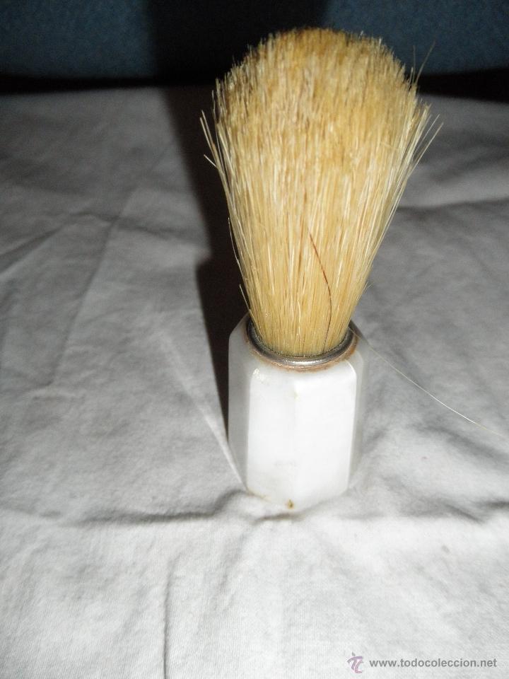 Antig&uuml;edades: brocha de afeitar de barbero - deco - Foto 1