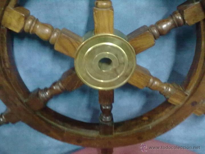 Antig&uuml;edades: DECORATIVA RUEDA DE TIMON VINTAGE - Foto 4
