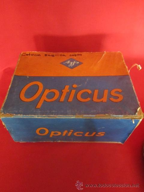 Antig&uuml;edades: Proyector combinado OPTICUS de la marca Afga. - Foto 5