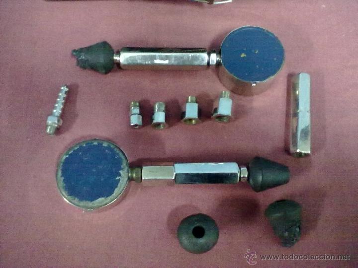 Antig&uuml;edades: CAJA MADERA LACADA EN NEGRO MANOMETROS BAVOX - Foto 4