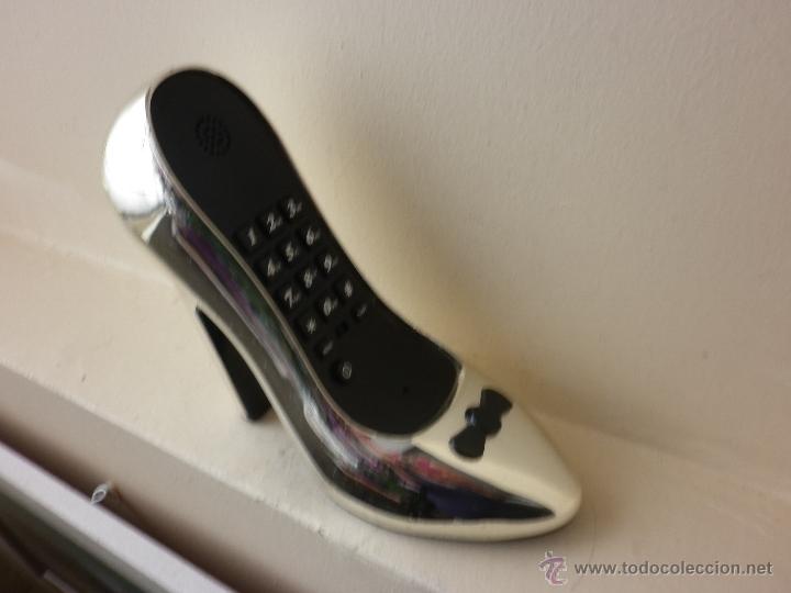 Tel&eacute;fonos: TEL&Eacute;FONO CON FORMA DE ZAPATO DE TAC&Oacute;N - FUNCIONA - Foto 6