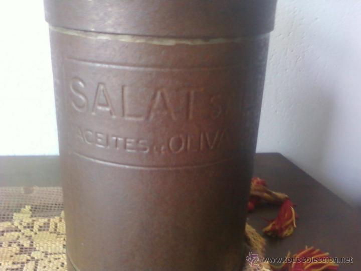 Antig&uuml;edades: RECIPIENTE PARA ACEITE. ACEITERA. ACEITES SALAT - Foto 2