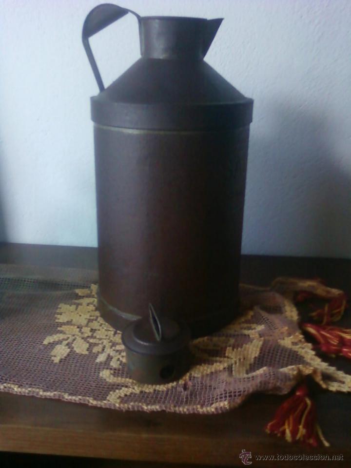 Antig&uuml;edades: RECIPIENTE PARA ACEITE. ACEITERA. ACEITES SALAT - Foto 4