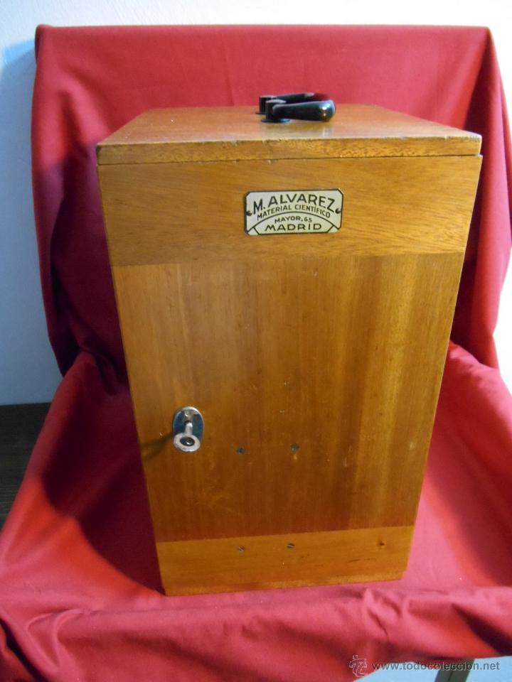 Antig&uuml;edades: IMPECABLE MICROSCOPIO ALEMAN LEITZ WETZLAR / HACIA 1935/ - Foto 2