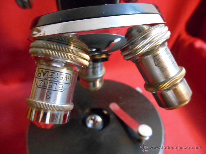 Antig&uuml;edades: IMPECABLE MICROSCOPIO ALEMAN LEITZ WETZLAR / HACIA 1935/ - Foto 13