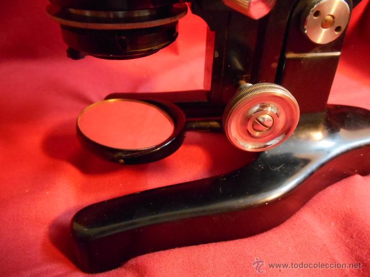 Antig&uuml;edades: IMPECABLE MICROSCOPIO ALEMAN LEITZ WETZLAR / HACIA 1935/ - Foto 15