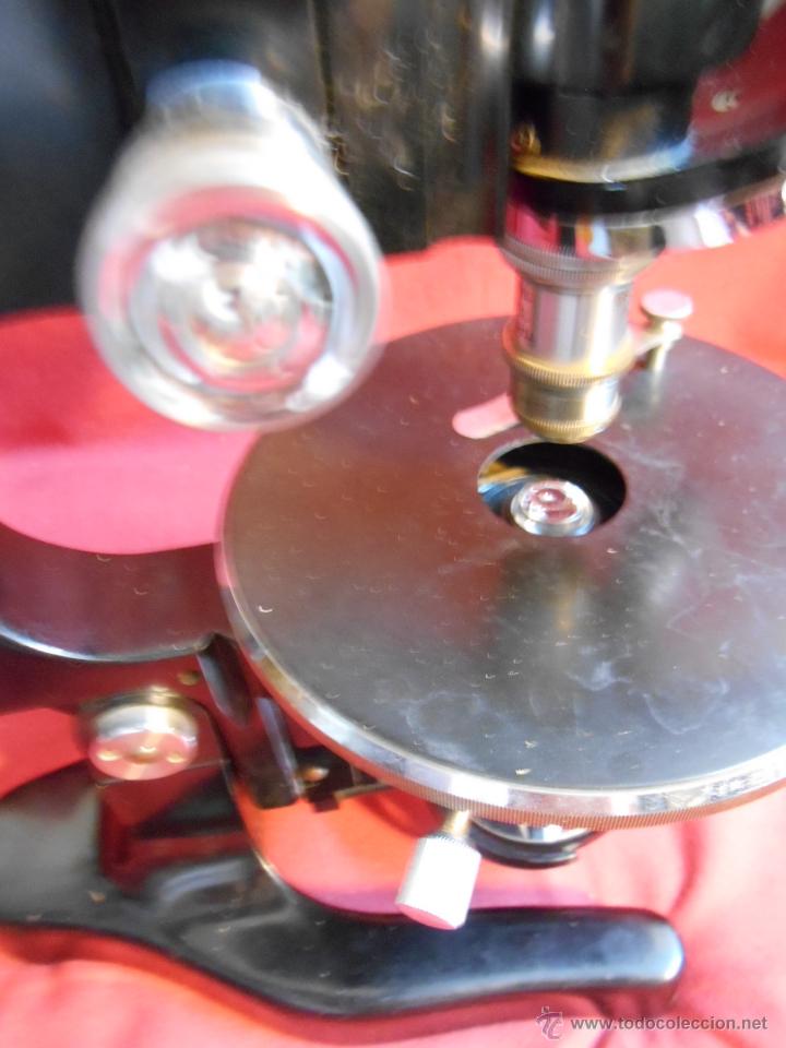 Antig&uuml;edades: IMPECABLE MICROSCOPIO ALEMAN LEITZ WETZLAR / HACIA 1935/ - Foto 17