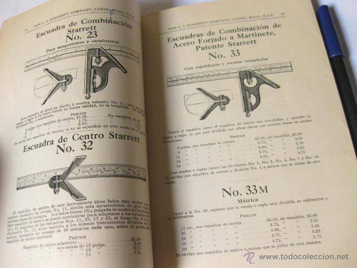 Antig&uuml;edades: CATALOGO DE HERRAMIENTAS STARRETT NUMERO 20 - Foto 4