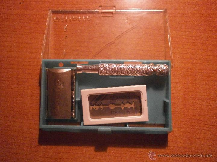 Antig&uuml;edades: MAQUINA DE AFEITAR CON SU ESTUCHE - Foto 1