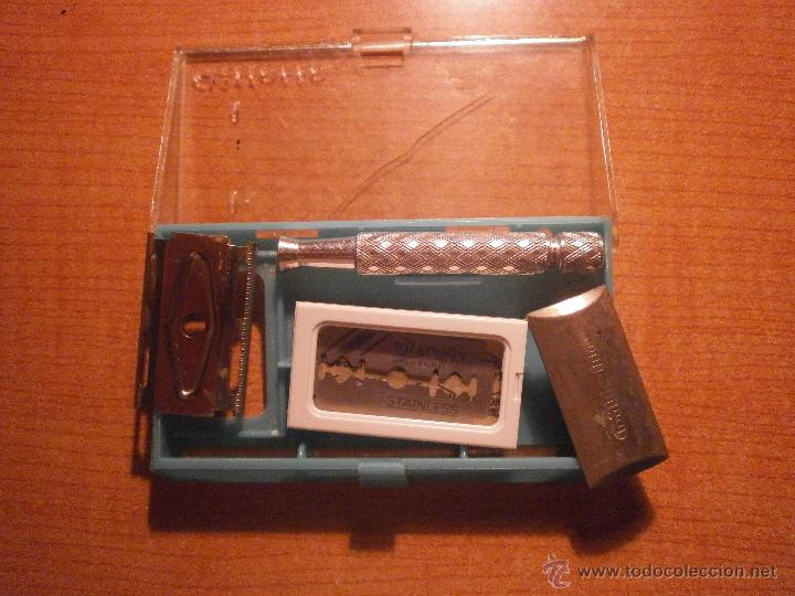 Antig&uuml;edades: MAQUINA DE AFEITAR CON SU ESTUCHE - Foto 3