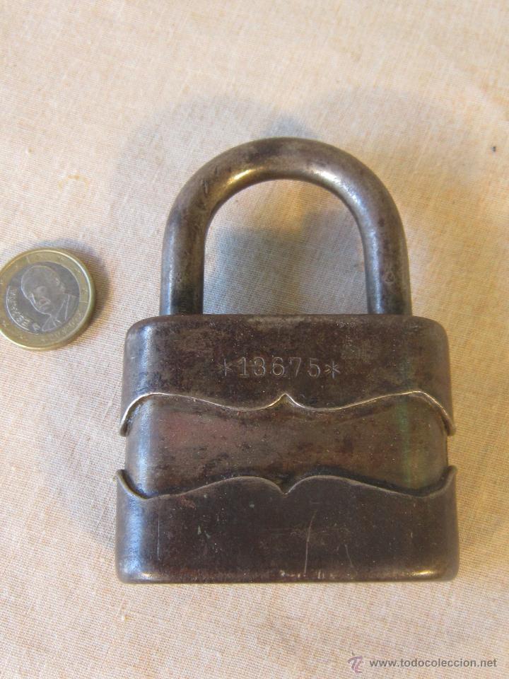 Antig&uuml;edades: CANDADO ANTIGUO NUMERADO - Foto 1