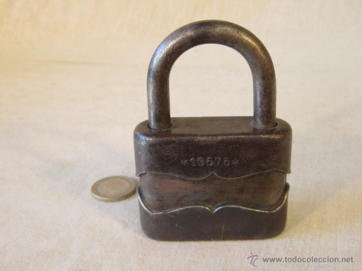 Antig&uuml;edades: CANDADO ANTIGUO NUMERADO - Foto 4