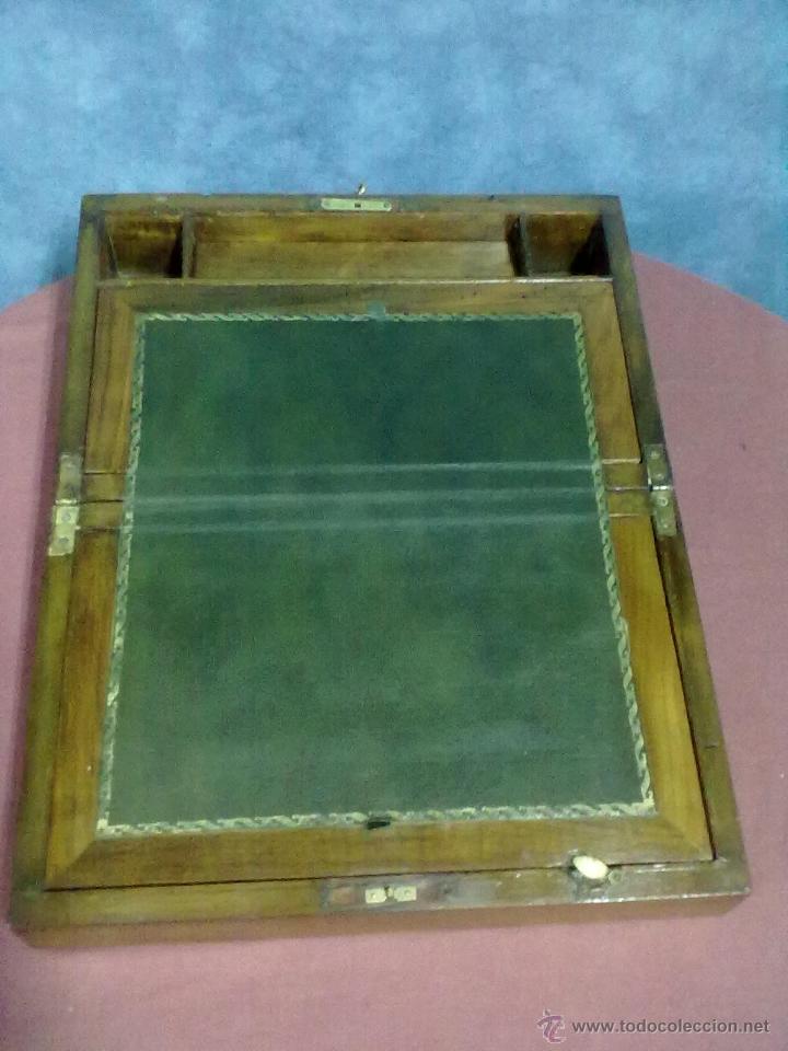 Antig&uuml;edades: CAJA ESCRITORIO BARCO RESTAURADA - Foto 2