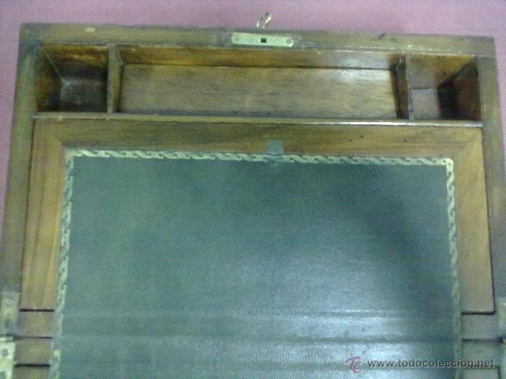 Antig&uuml;edades: CAJA ESCRITORIO BARCO RESTAURADA - Foto 4