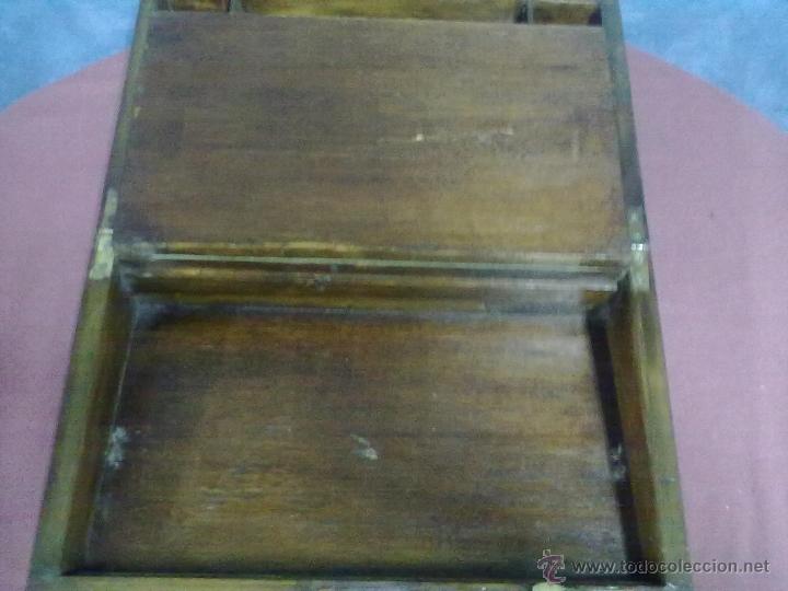 Antig&uuml;edades: CAJA ESCRITORIO BARCO RESTAURADA - Foto 6