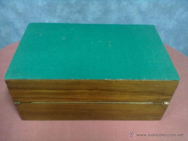 Antig&uuml;edades: CAJA ESCRITORIO BARCO RESTAURADA - Foto 9