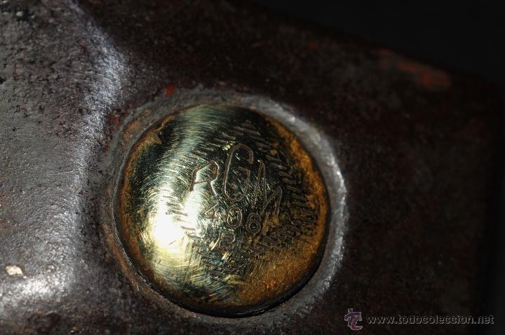 Antig&uuml;edades: ANTIGUO CANDADO CON SU LLAVE RGM 406 B, FUNCIONA - Foto 4