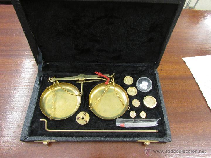Antig&uuml;edades: Balanza de joyeria # - Foto 1