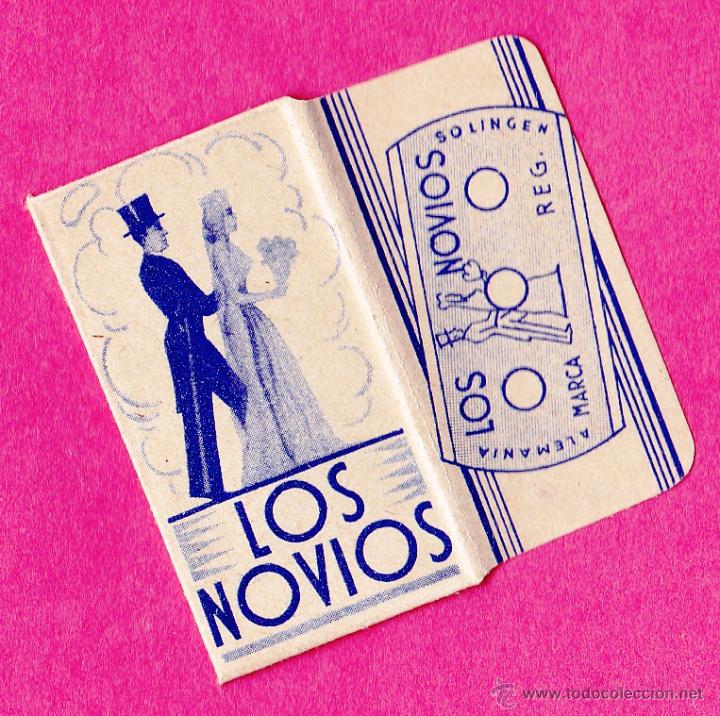 Antig&uuml;edades: HOJA DE AFEITAR. LOS NOVIOS. SOLINGER. - Foto 1