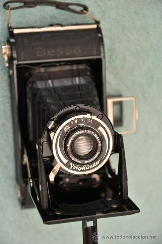 Antig&uuml;edades: C&aacute;mara Voigtlander Bessa. 1930 - Foto 2