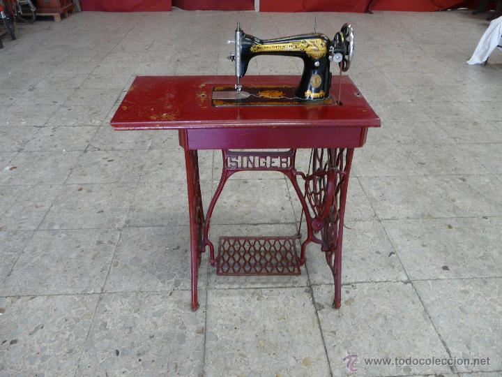 Antig&uuml;edades: MAQUINA DE COSER SINGER - Foto 4