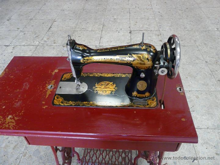 Antig&uuml;edades: MAQUINA DE COSER SINGER - Foto 5