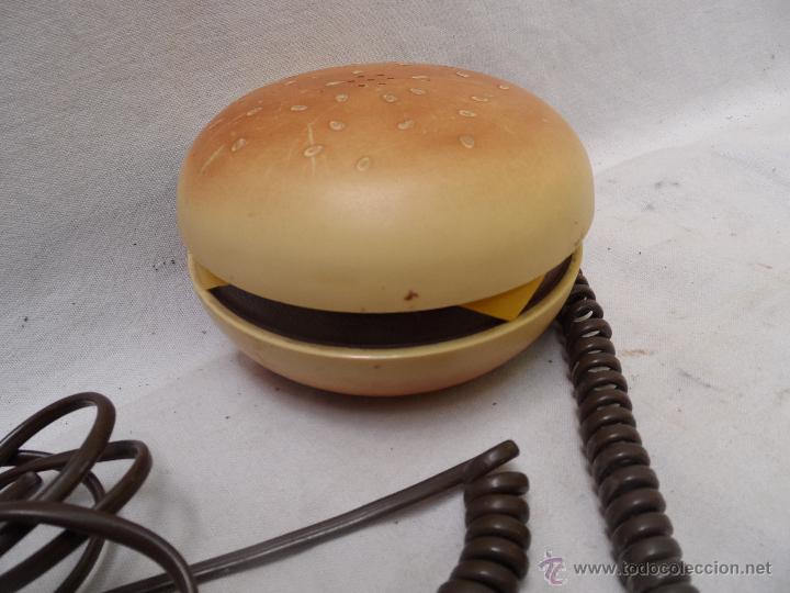 Tel&eacute;fonos: telefono hamburguesa funciona - Foto 1