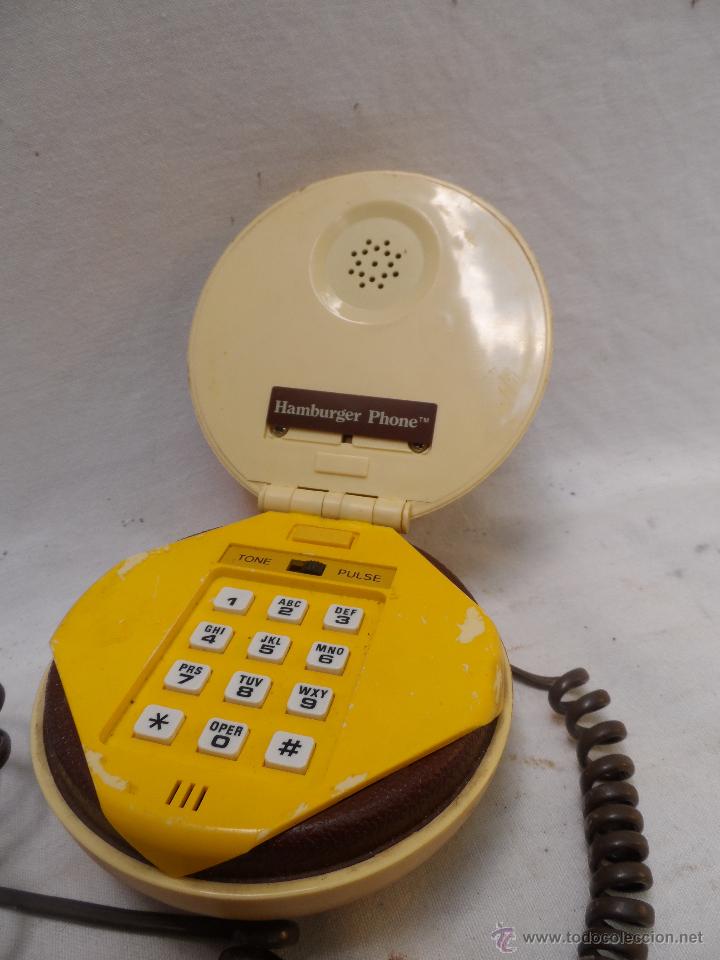 Tel&eacute;fonos: telefono hamburguesa funciona - Foto 3