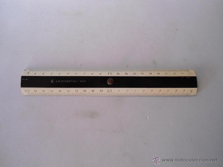 Antig&uuml;edades: REGLA J.S. STAEDTLER BAVARIA DE MADERA - Foto 1