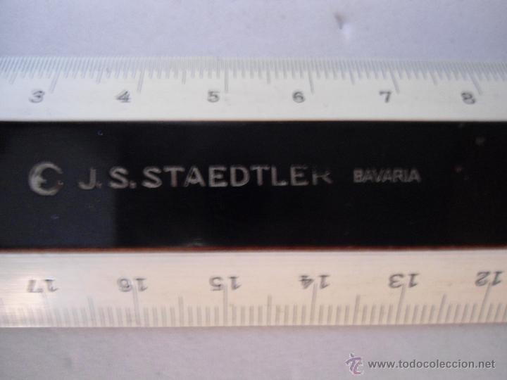 Antig&uuml;edades: REGLA J.S. STAEDTLER BAVARIA DE MADERA - Foto 2