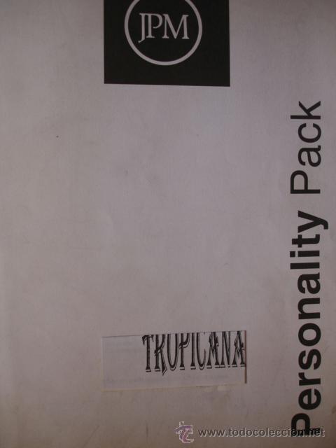 Antig&uuml;edades: TROPICANA MANUAL TECNICO JPS - Foto 1