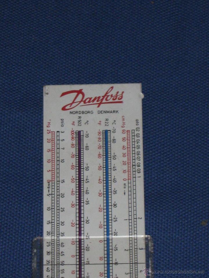 Antig&uuml;edades: ANTIGUA REGLA PUBLICIDAD DE DANFOSS - Foto 2
