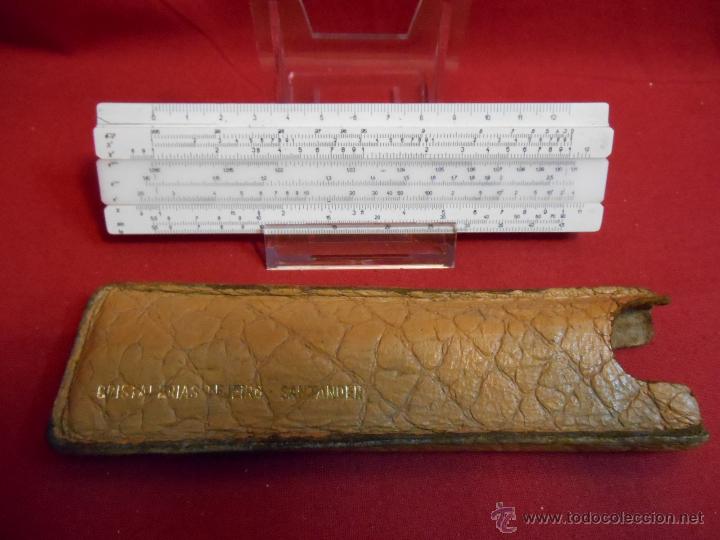 Antig&uuml;edades: ANTIGUA REGLA DE CALCULO CON FUNDA - Foto 1