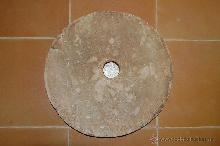 Antig&uuml;edades: Piedra de afilar de arenisca de carpintero, carpinter&iacute;a. - Foto 1