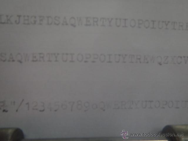 Antig&uuml;edades: MAQUINA DE ESCRIBIR LEXICOM 80. - Foto 5