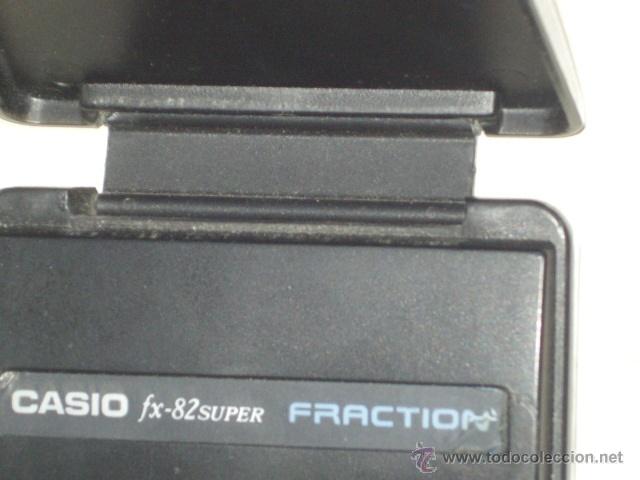 Antig&uuml;edades: CALCULADORA CIENTIFICA CASIO FX-82 SUPER FRACTION. - Foto 5