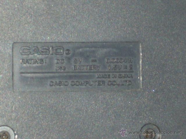 Antig&uuml;edades: CALCULADORA CIENTIFICA CASIO FX-82 SUPER FRACTION. - Foto 7