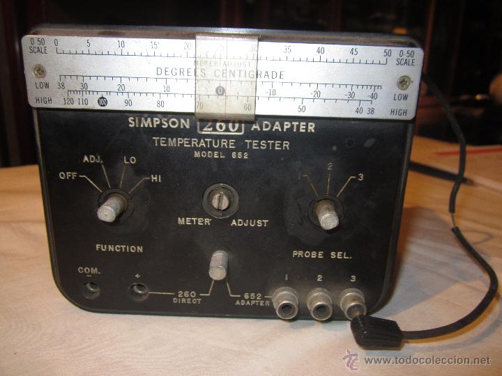 Antig&uuml;edades: Antiguo adaptador de temperatura, Simpson. - Foto 1
