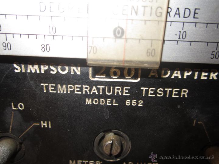Antig&uuml;edades: Antiguo adaptador de temperatura, Simpson. - Foto 2