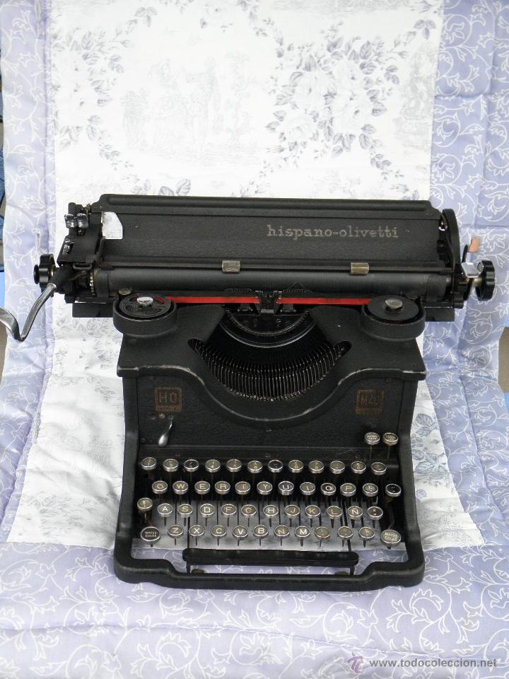 Antig&uuml;edades: M&aacute;quina de escribir Hispano Olivetti M40 - Foto 1